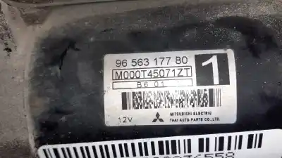 Peça sobressalente para automóvel em segunda mão motor de arranque por citroen c3 1.1 collection referências oem iam 9656317780  m000t45071zt