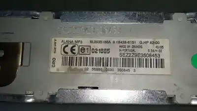 Автозапчастина б/у аудіо система / радіо cd для seat ibiza (6l1) fresh посилання на oem iam 6l0035186a 021885 9184286151