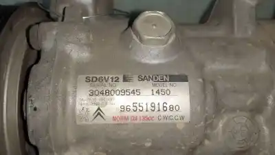 Second-hand car spare part air conditioning compressor for citroen c2 furio oem iam references 9655191680  sd6v12