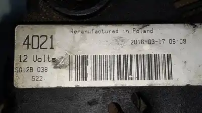 Автозапчастина б/у генератор для renault clio ii fase ii (b/cb0) authentique посилання на oem iam sg12b038 125a 