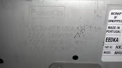 Second-hand car spare part audio system / radio cd for ford ecosport (cr6) st-line black edition oem iam references hx7t18c815nl ee0ka ahu001