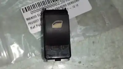 Peça sobressalente para automóvel em segunda mão botão / interruptor elevador vidro traseiro direito por peugeot 207 confort referências oem iam 96548606