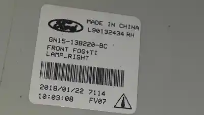 Second-hand car spare part right fog light for ford ecosport (cr6) st-line black edition oem iam references gn1513b220bc  fv3va