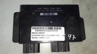 Second-hand car spare part COMFORT MODULE for VOLKSWAGEN PASSAT BERLINA (3B2)  OEM IAM references 1J0959799AH  5DK00795451