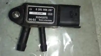 Peça sobressalente para automóvel em segunda mão sensor de pressão por fiat bravo (198) 1.6 16v dynamic multijet (77kw) referências oem iam 0281006287