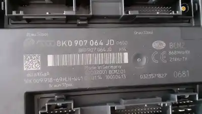 Second-hand car spare part electronic module for audi a4 berlina (b8) basis oem iam references 8k0907064jd bcm2 5dk00991869
