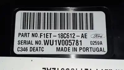 Peça sobressalente para automóvel em segunda mão comando de sofagem (chauffage / ar condicionado) por ford focus lim. business referências oem iam f1et18c612ae  18c612ae