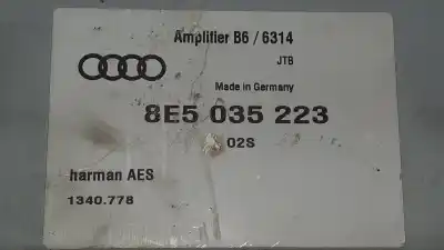 Second-hand car spare part electronic module for audi a4 berlina (8e) 2.0 tdi oem iam references 8e5035223  
