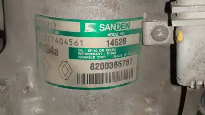 Second-hand car spare part air conditioning compressor for renault modus confort dynamique oem iam references 8200365787  sd6v12