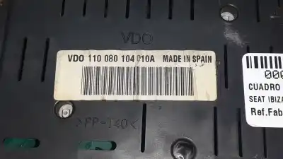 Peça sobressalente para automóvel em segunda mão quadrante por seat ibiza (6l1) reference referências oem iam 110080104010a 81071507 