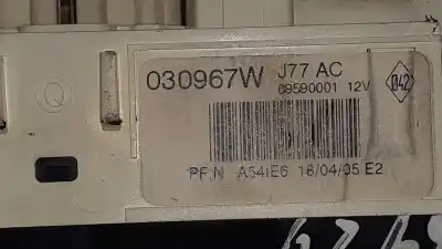 Peça sobressalente para automóvel em segunda mão comando de sofagem (chauffage / ar condicionado)  por renault modus confort dynamique referências oem iam 69597003 030967w 