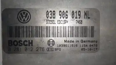 Second-hand car spare part ecu engine control for seat ibiza (6l1) reference oem iam references 0281012276 038906019 
