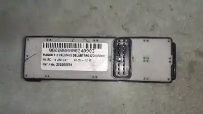 Peça sobressalente para automóvel em segunda mão botão / interruptor elevador vidro dianteiro esquerdo por kia rio 1.5 crdi referências oem iam 202006894  