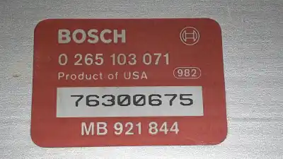 Peça sobressalente para automóvel em segunda mão centralina de motor uce por mitsubishi eclipse (d30) gs referências oem iam 0265103071 mb921844 76300675