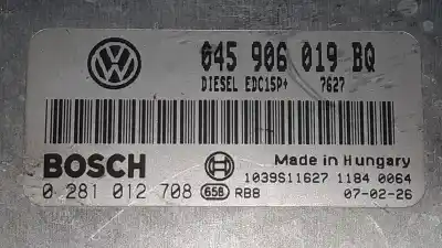 İkinci el araba yedek parçası ecu motor kontrol cihazi için seat cordoba berlina (6l2) fresh oem iam referansları 045906019bq 0281012708 045906019