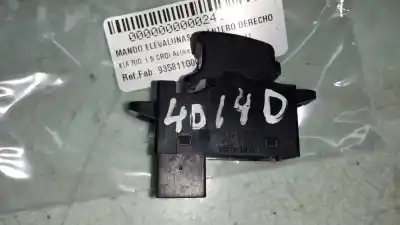 Second-hand car spare part right front power window switch for kia rio 1.5 crdi oem iam references 935811g000  9357820000