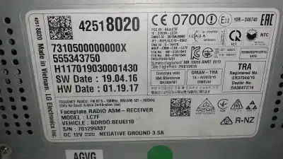 Second-hand car spare part multifunction display for opel adam unlimited ecoflex oem iam references 42518020 mbs62805601 7310500000000x