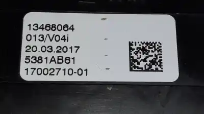 Second-hand car spare part climate control for opel adam unlimited ecoflex oem iam references 13468064  