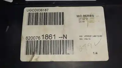 Peça sobressalente para automóvel em segunda mão quadrante por renault clio iii authentique referências oem iam 8200761861n vp5rqf14b115bx 2rpf10a855a