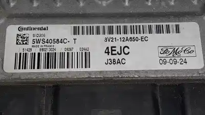 Second-hand car spare part ecu engine control for ford fiesta (cb1) ambiente oem iam references 8v2112a650ec  s118770001
