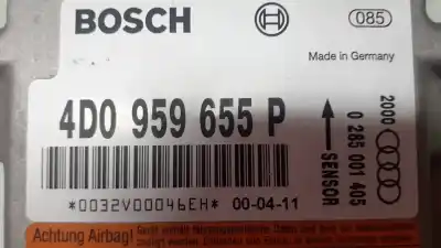 Second-hand car spare part airbag control unit for audi a8 (d2) 3.3 tdi quattro oem iam references 4d0959655p 0285001405 4d0959655