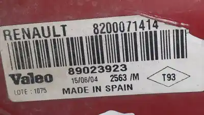 Автозапчасти б/у правый задний фонарь за renault clio ii fase ii (b/cb0) campus ссылки oem iam 8200071414 89023923 
