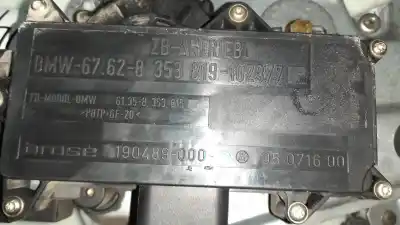 Pezzo di ricambio per auto di seconda mano alzacristalli anteriore destro per bmw serie 3 compacto (e36) 318ti riferimenti oem iam 190487010  774300007