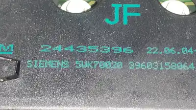 Second-hand car spare part multifunction display for opel meriva blue line oem iam references 24435396  5wk70020