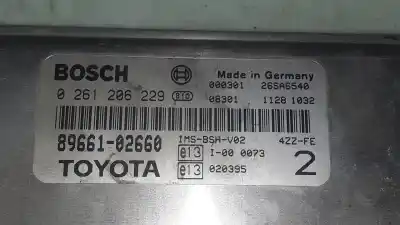 Second-hand car spare part ecu engine control for toyota corolla (e11) 1.4 linea terra oem iam references 8966102660  0261206229