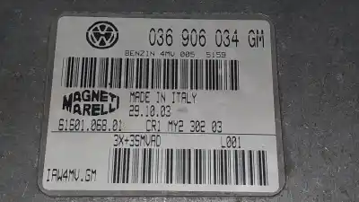 Pezzo di ricambio per auto di seconda mano centralina motore per seat ibiza (6l1) fresh riferimenti oem iam 036906034gm  4mv0055159