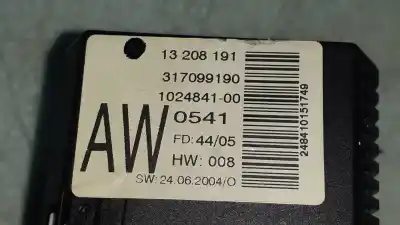 Second-hand car spare part multifunction display for opel meriva cosmo oem iam references 13208191 464652911 317099190