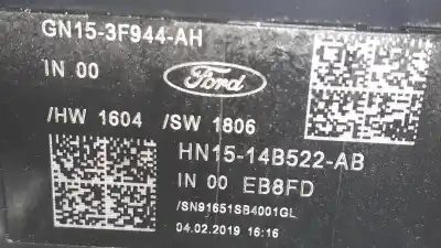 Автозапчастина б/у управління світлом для ford ecosport (cr6) titanium посилання на oem iam gn153f944ah hn1514b522ab gn1514a664ab