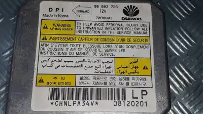 Second-hand car spare part airbag control unit for daewoo matiz cd oem iam references 96603736 7088801 
