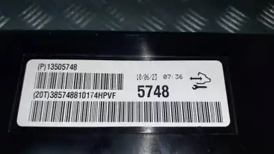 Second-hand car spare part electronic module for chevrolet cruze lt oem iam references 13505748  