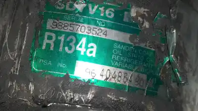 Second-hand car spare part air conditioning compressor for citroen jumpy 2.0 hdi cat (rhx / dw10bted) oem iam references 9885703524  sd7v16