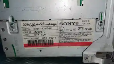 Peça sobressalente para automóvel em segunda mão sistema de áudio / rádio cd por ford focus c-max (cap) connection referências oem iam 3m5f18c821be code 9609 3m5t18c815hj
