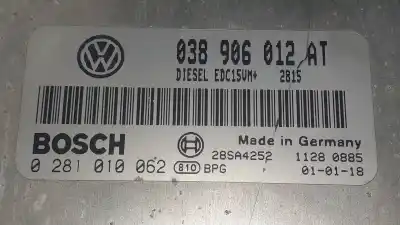 Second-hand car spare part ecu engine control for seat leon (1m1) signo oem iam references 038906012at  0281010062