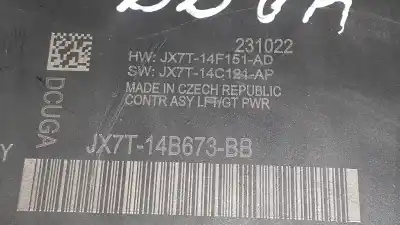 Second-hand car spare part electronic module for ford kuga titanium plug-in hybrid oem iam references jx7t14b673bb  jx7t14c121ap