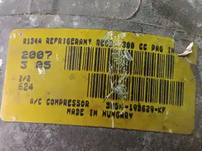 Second-hand car spare part air conditioning compressor for ford focus lim. (cb4) trend oem iam references 9m5h19d629kf  