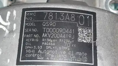 Автозапчастина б/у компресор кондиционера для mitsubishi eclipse cross top 4wd посилання на oem iam 7813a801  qs90