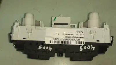 Second-hand car spare part heating / air conditioning control panel for opel corsa e edition ecoflex oem iam references   