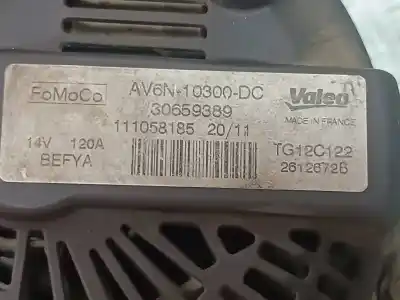 Автозапчастина б/у генератор для ford c-max (cb3) ghia посилання на oem iam av6n10300dc 120a 30659389