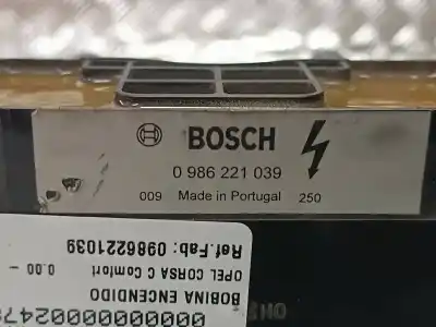 Автозапчасти б/у катушка зажигания за opel corsa c comfort ссылки oem iam 0986221039  