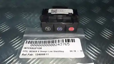 Автозапчасти б/у выключатель за opel mokka x design line start/stop ссылки oem iam 13496811