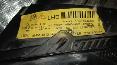 Автозапчастина б/у ліва фара для ford focus c-max (cap) trend (d) посилання на oem iam 3m5113101aa  27060011