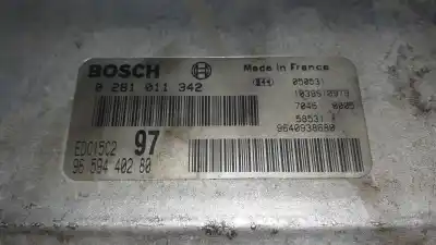 Second-hand car spare part ecu engine control for citroen jumpy 2.0 hdi cat (rhx / dw10bted) oem iam references 9659440280  0281011342