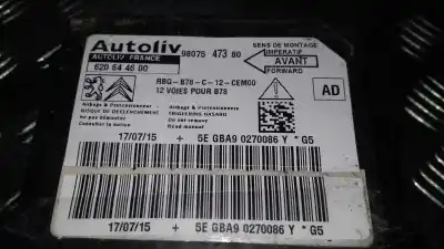 Автозапчастина б/у блок управління подушками безпеки для citroen c4 picasso feel посилання на oem iam 9807547380  620644600