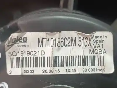 Second-hand car spare part heating fan for seat leon (5f1) reference oem iam references 5q1819021d  5q0907521c