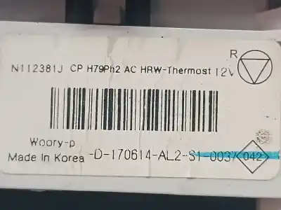 Peça sobressalente para automóvel em segunda mão comando de sofagem (chauffage / ar condicionado)  por dacia duster ambiance 4x2 referências oem iam h79ph2  n112381j