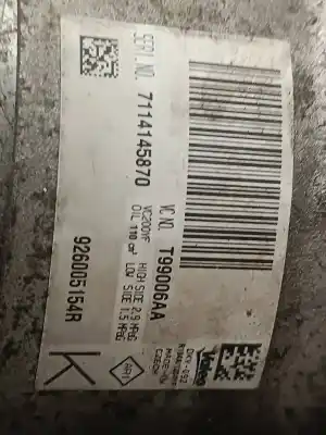 Second-hand car spare part air conditioning compressor for dacia duster ambiance 4x2 oem iam references 926005154r  t99006aa